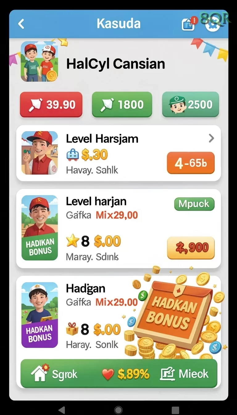 Cuplikan layar IDRRP — menu navigasi