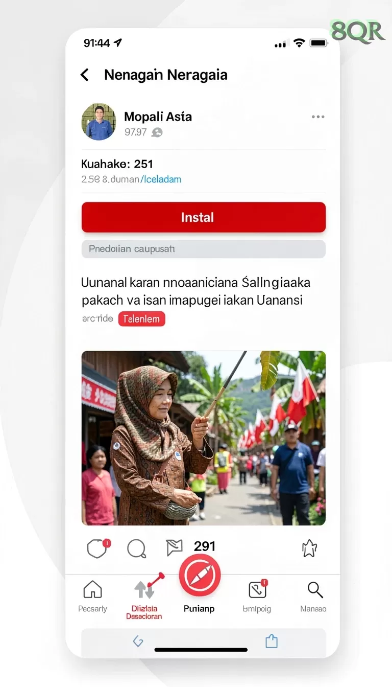 Cuplikan layar PRPRPR — aktivitas