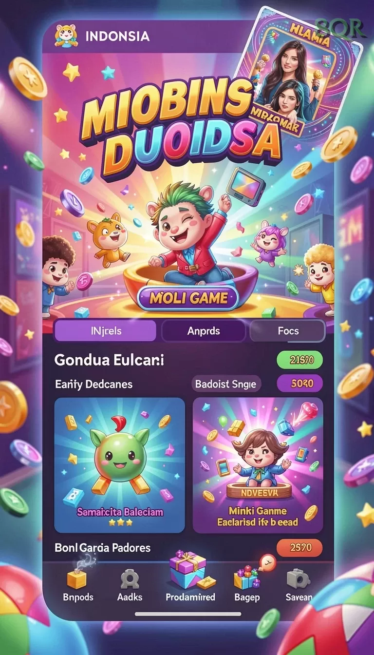 Cuplikan layar PRPRPR — menu navigasi
