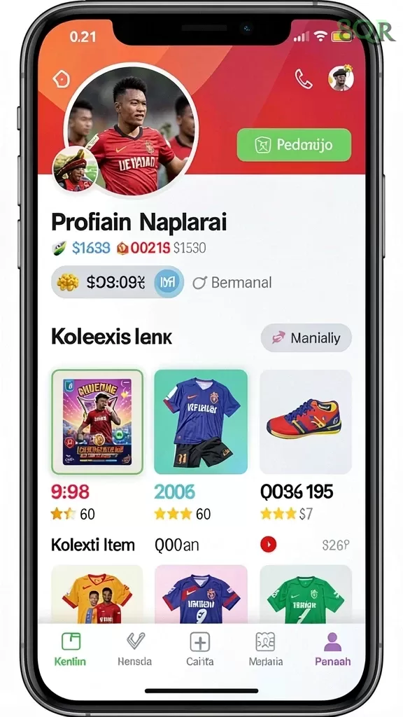 Cuplikan layar BOS138 — pengaturan akun